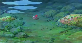 Un extrait du film  Ponyo sur la falaise
