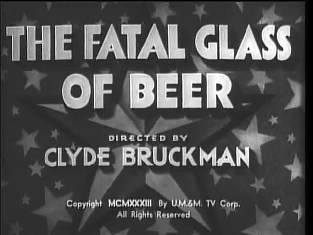 Extrait vidéo du film  The Fatal Glass of Beer