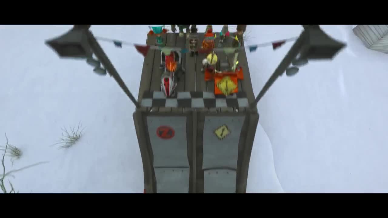 Extrait vidéo du film  La Bataille de boules de neige 2 : L incroyable course de luge