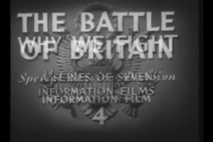 Extrait vidéo du film  Why We Fight : The Battle of Britain