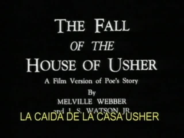 Extrait vidéo du film  La Chute de la Maison Usher
