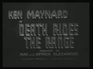 Extrait vidéo du film  Death Rides the Range