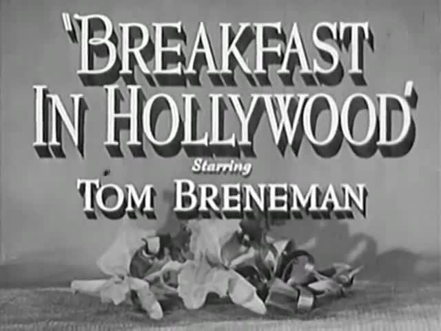 Extrait vidéo du film  Breakfast in Hollywood