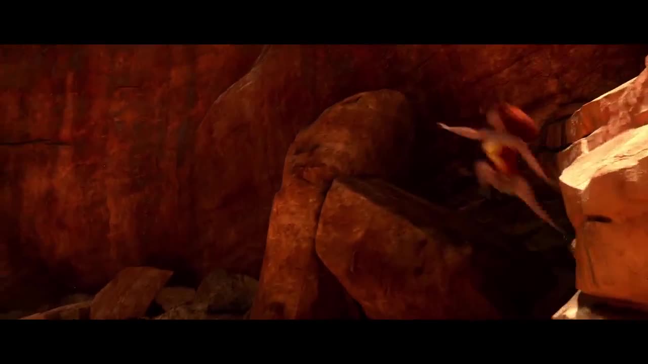 Un extrait du film  Les Croods
