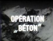 Opération béton