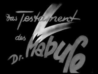 Extrait vidéo du film  Le Testament du Dr. Mabuse