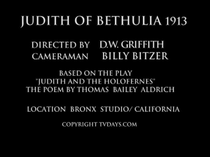 Extrait vidéo du film  Judith de Bethulie