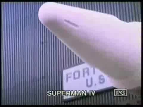 Un extrait du film  Superman Iv - Le face à face