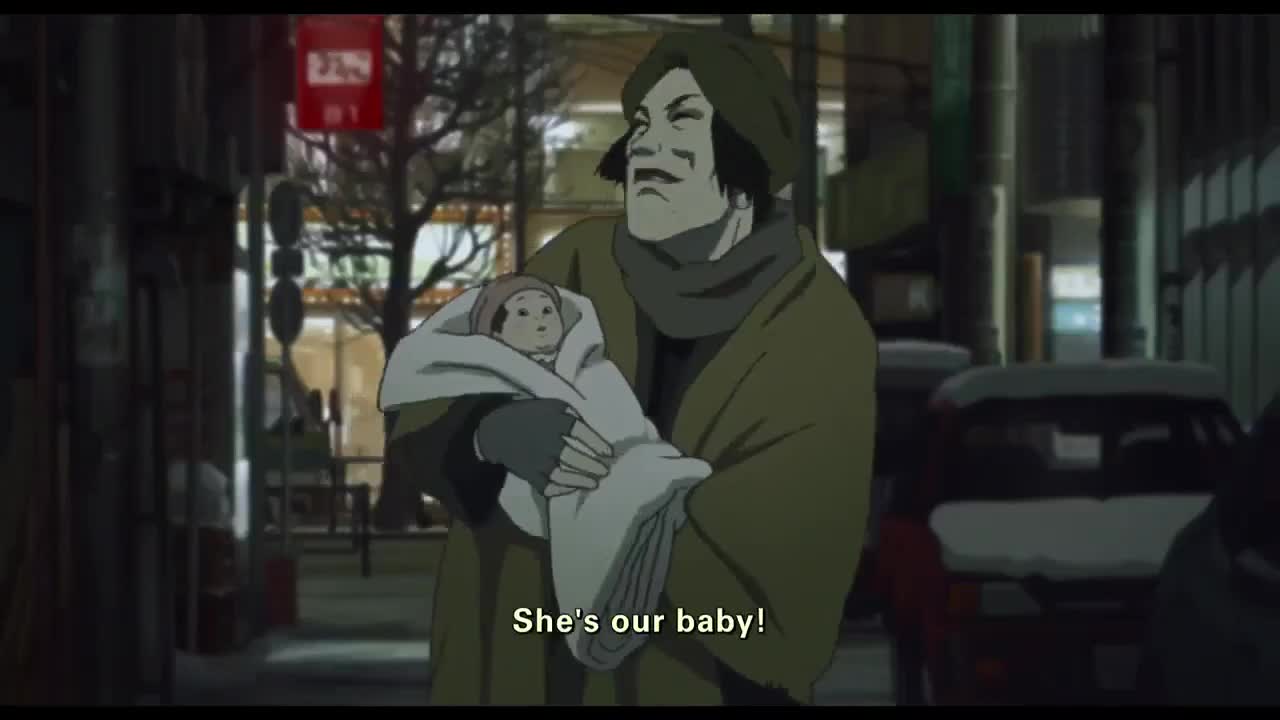 Extrait vidéo du film  Tokyo Godfathers
