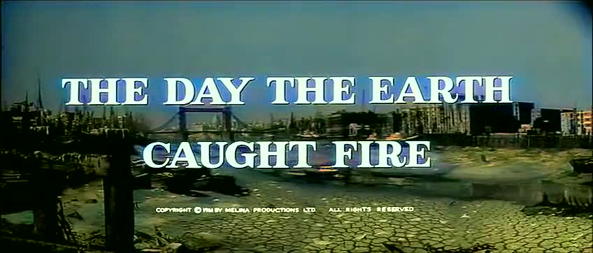 Un extrait du film	 Le Jour où la terre prit feu