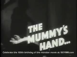 Un extrait du film  La main de la momie