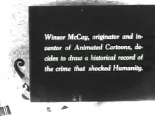 Un extrait du film  The Sinking of the Lusitania