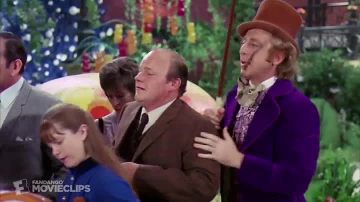 Un extrait du film  Willy Wonka au pays enchanté/Charlie et la chocolaterie