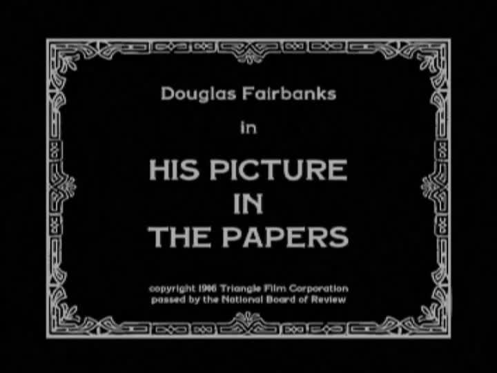 Extrait vidéo du film  His Picture in the Papers