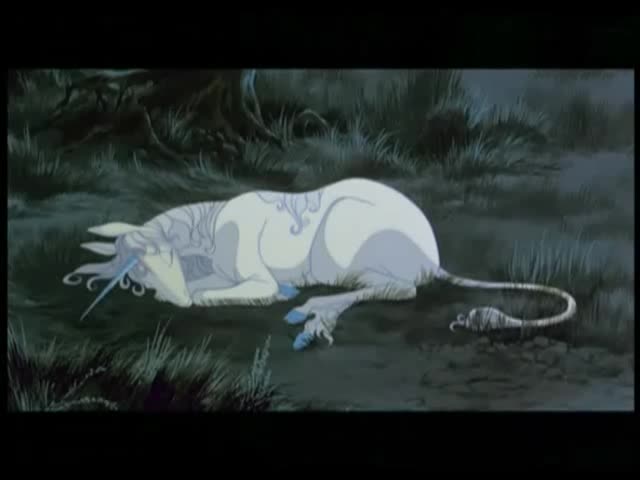 Un extrait du film  La dernière licorne