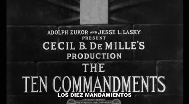 Extrait vidéo du film  Les Dix commandements
