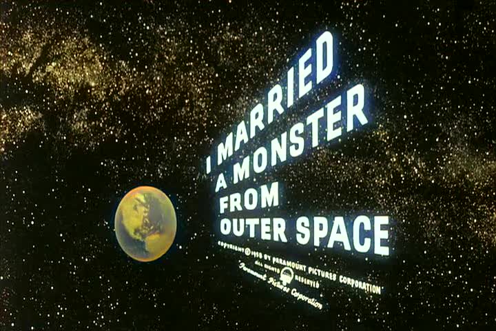 Un extrait du film	 I Married a Monster From Outer Space