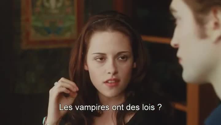 Un extrait du film  Twilight - Chapitre 2 : Tentation