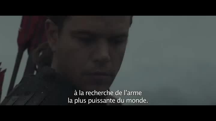 Un extrait du film  La Grande muraille