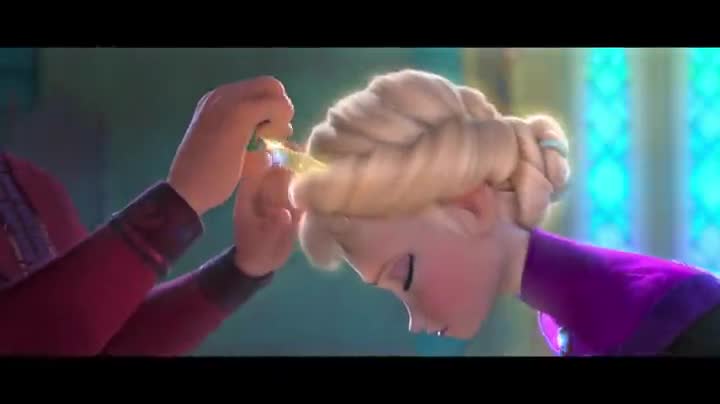 Un extrait du film  La Reine des Neiges