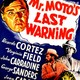 photo du film Mr. Moto's Last Warning