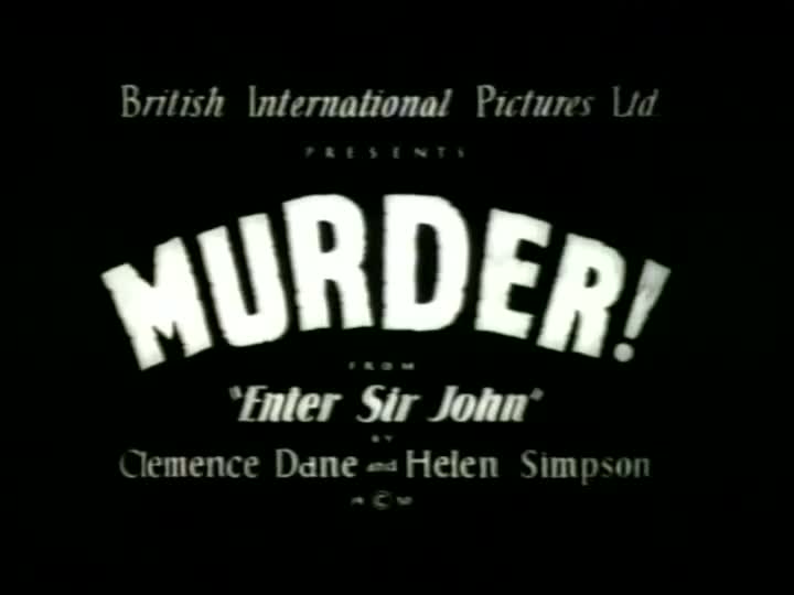Extrait vidéo du film  Meurtre