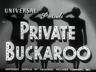 Extrait vidéo du film  Private Buckaroo