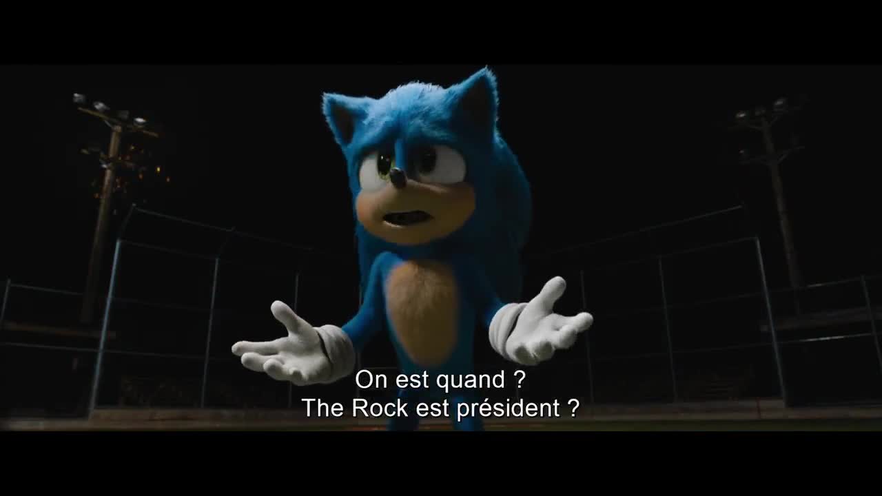 Un extrait du film  Sonic le film