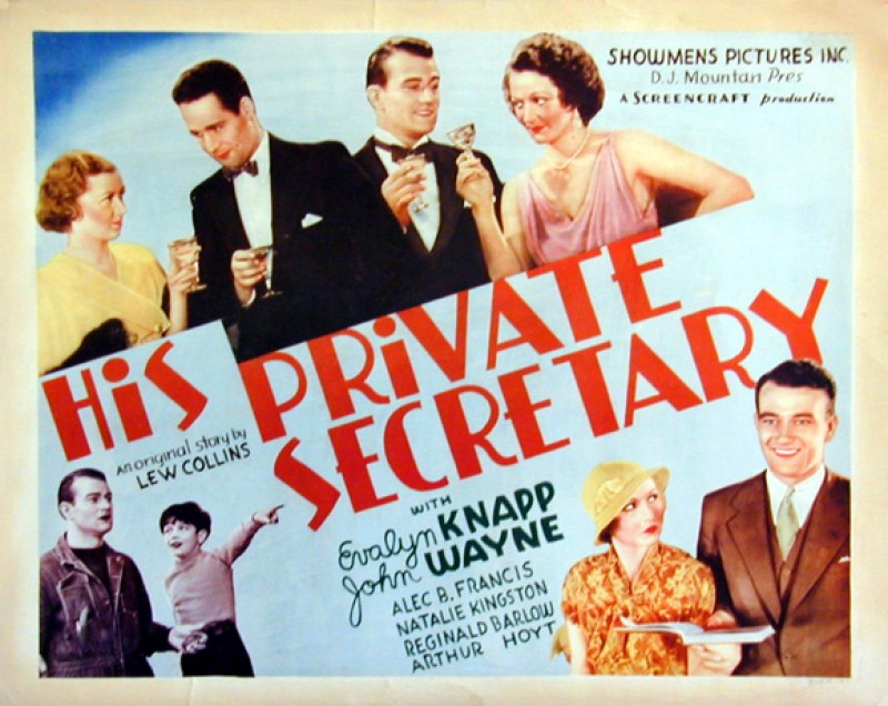 Sa Secrétaire Privée, film de 1933