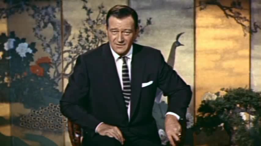 Extrait vidéo du film  Le Barbare et la geisha