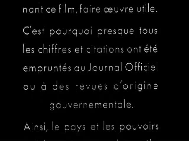 Extrait vidéo du film  La Crise du logement