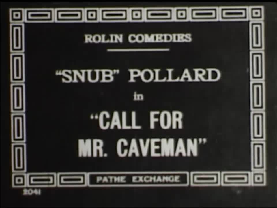 Extrait vidéo du film  Call for Mr. Caveman