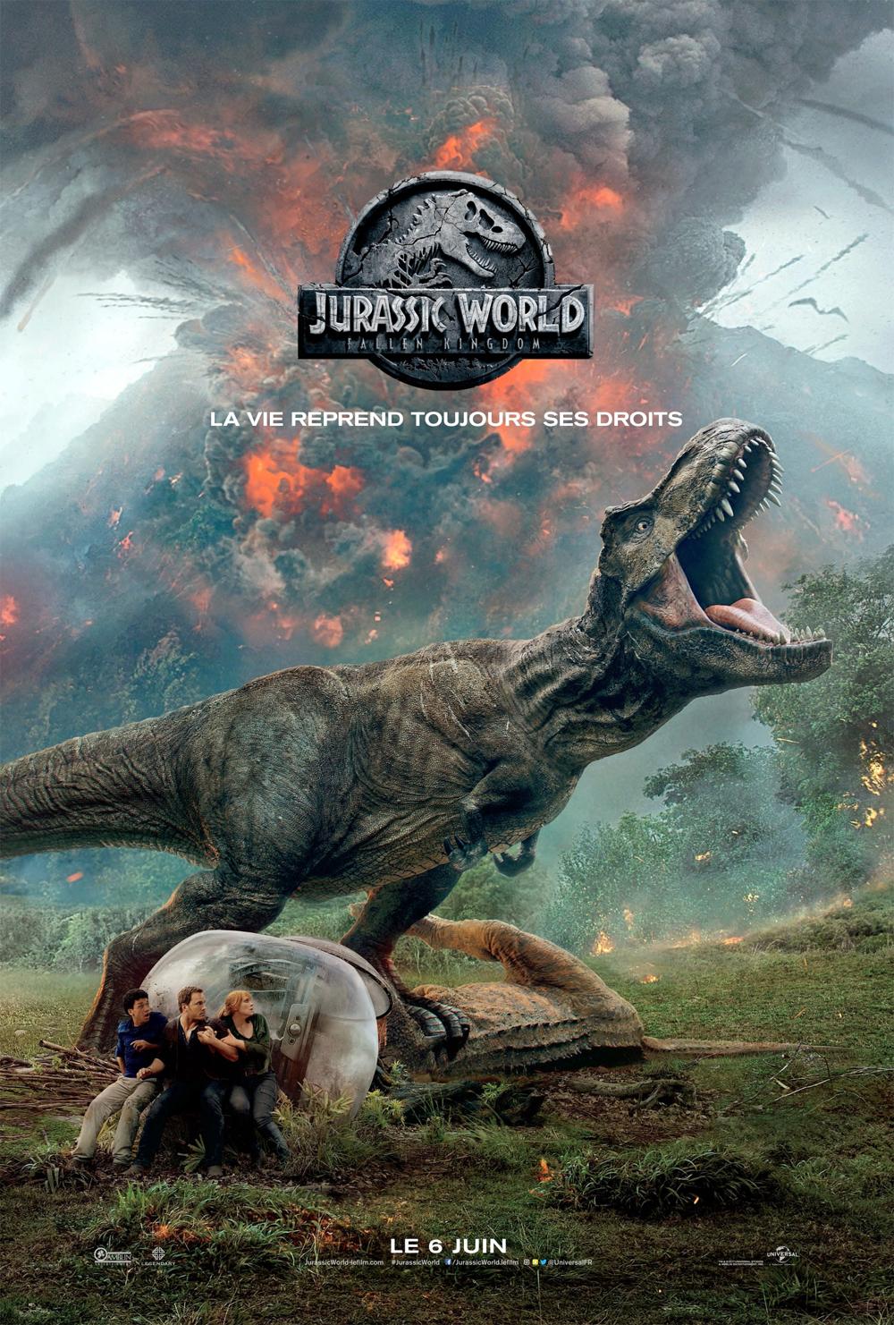 Horaires Des Séances Du Film Jurassic World: Fallen Kingdom Jurassic World : Fallen Kingdom, film de 2017