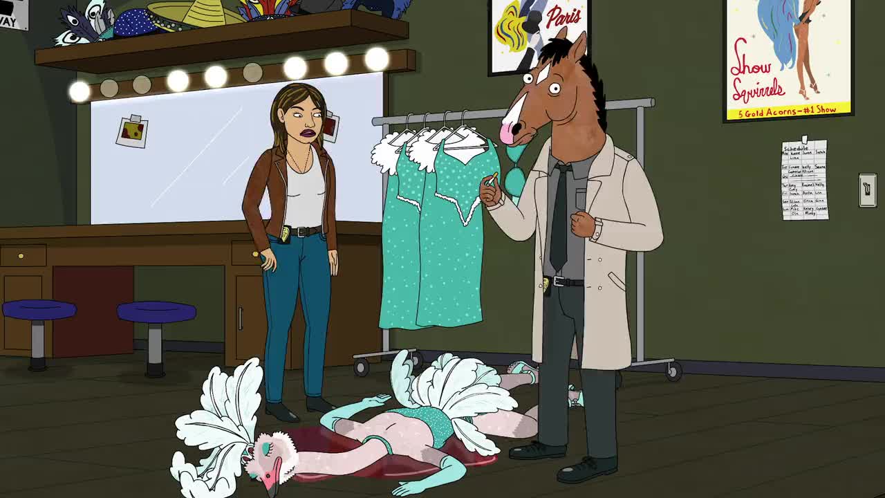 Un extrait de la série  Bojack horseman