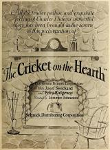 voir la fiche complète du film : The Cricket on the Hearth