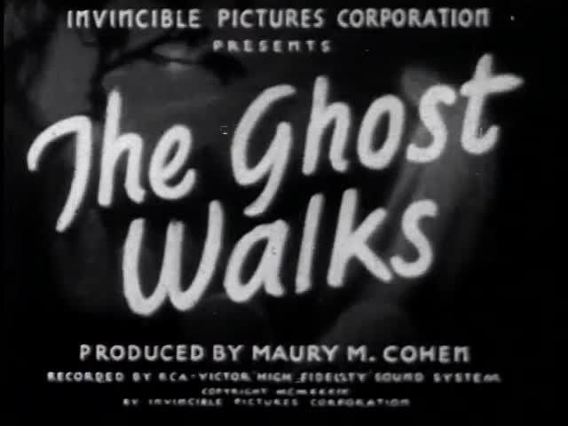 Extrait vidéo du film  The Ghost Walks