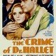 photo du film The Crime of Dr. Hallet
