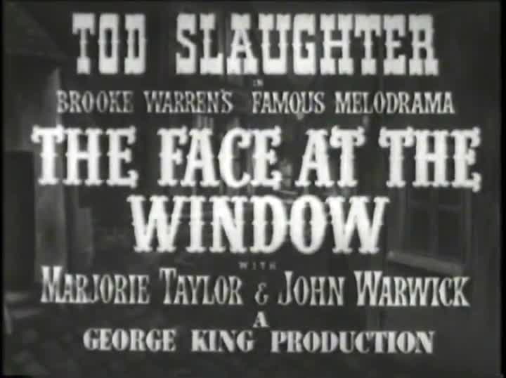 Un extrait du film  The Face at the Window