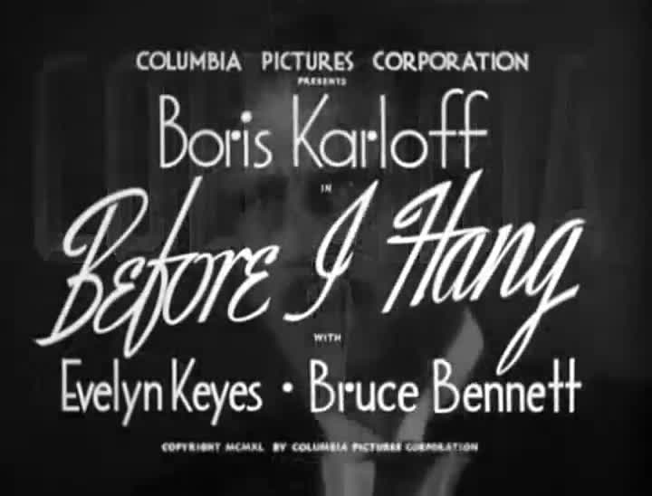 Extrait vidéo du film  Before I Hang