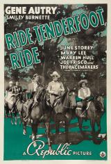 Ride, Tenderfoot, Ride