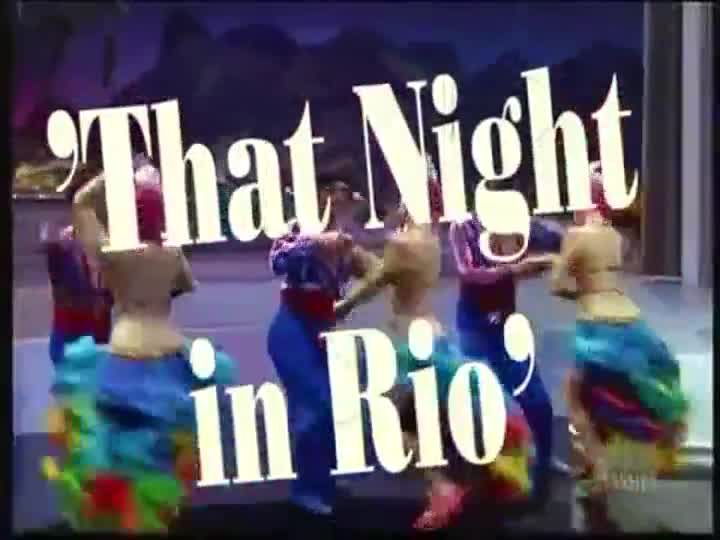 Un extrait du film  Une nuit à Rio