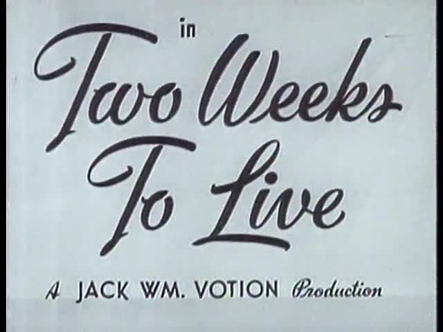 Extrait vidéo du film  Two Weeks to Live