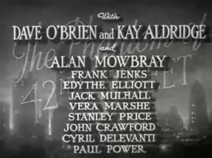 Extrait vidéo du film  The Phantom of 42nd Street