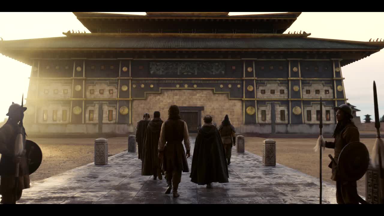 Un extrait de la série  Marco polo