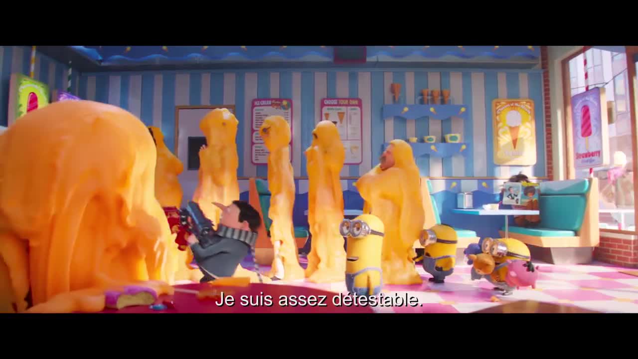 Un extrait du film  Les Minions 2 : il était une fois Gru