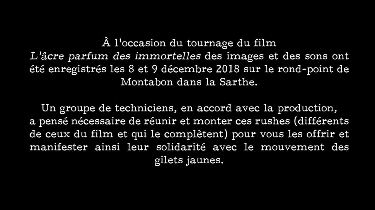 Un extrait du film  L Âcre parfum des immortelles