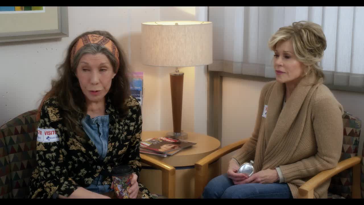 Un extrait de la série  Grace et frankie