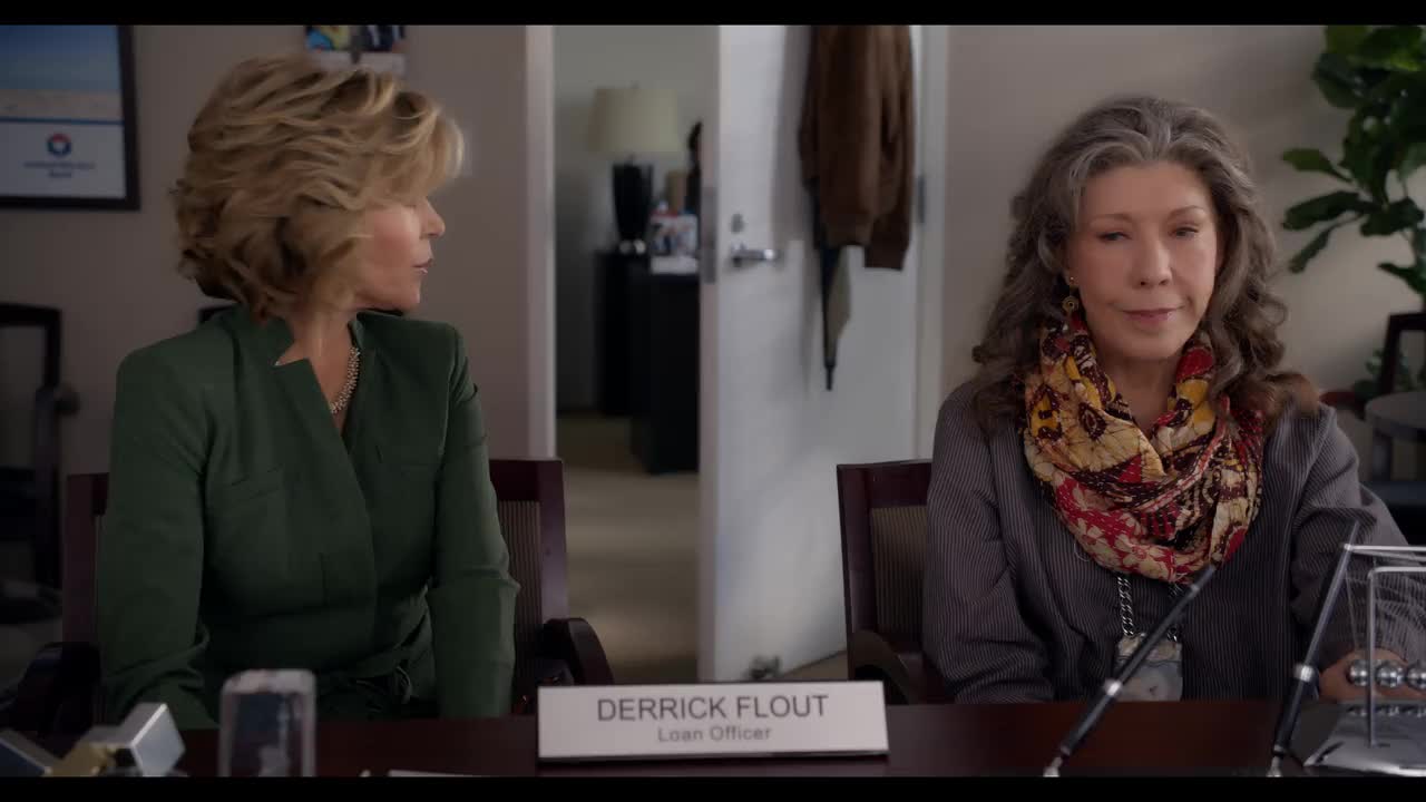 Un extrait de la série  Grace et frankie