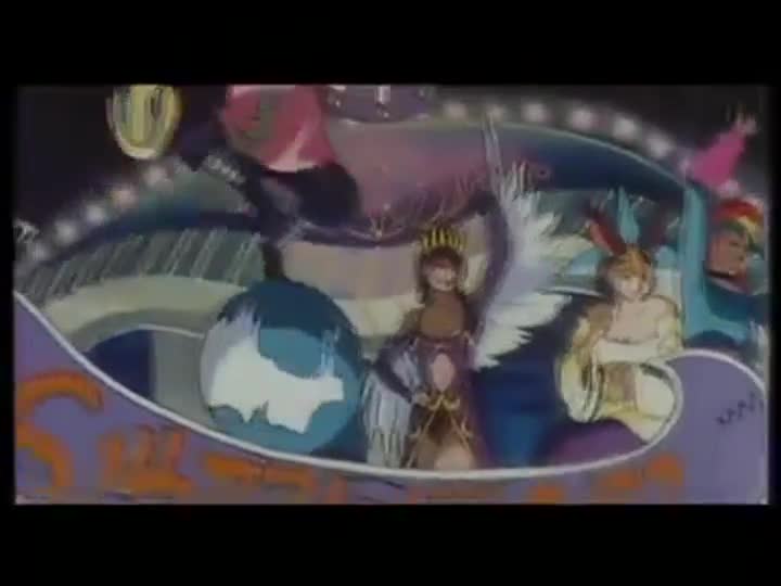 Un extrait du film  LES AILES D HONNEAMISE ou ROYALE SPACE FORCE