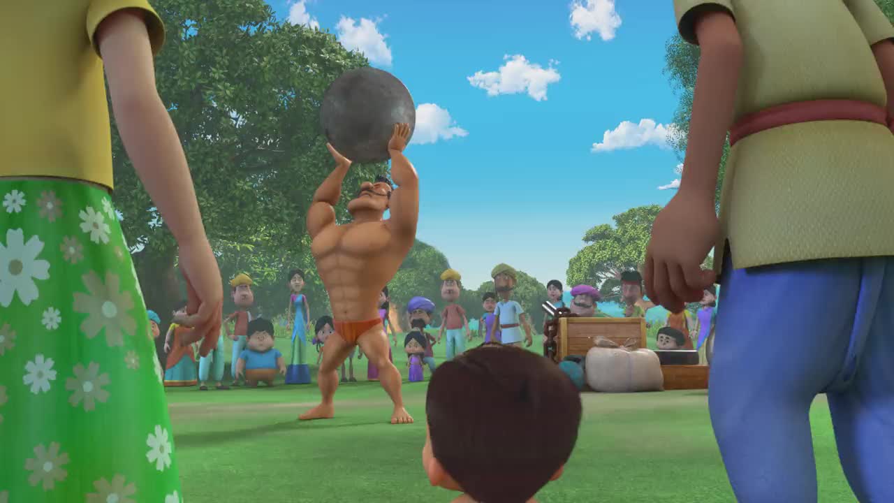 Un extrait de la série  Bheem bam boum